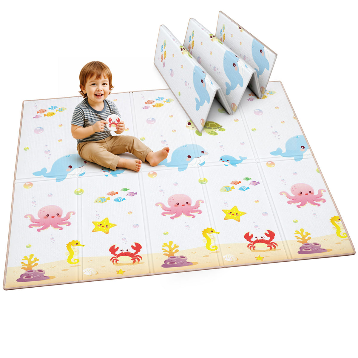 Unterwasserwelt Spielmatte mit Spielfiguren