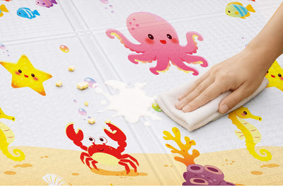 Unterwasserwelt Spielmatte mit Spielfiguren